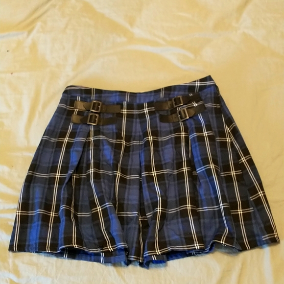Plaid mini skirt VINTAGE - Picture 1 of 4